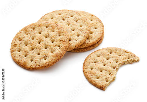 Cracker Isolated on White Background