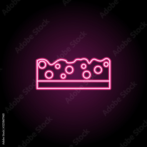 Sponge icon. Simple thin line, outline vector of bathroom icons for ui and ux, website or mobile application