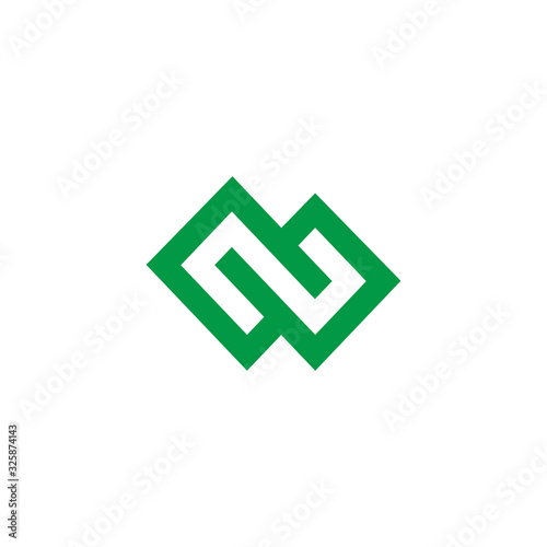 Free Download letter m mountain infinity geometric design symbol logo vector - GFXLoad