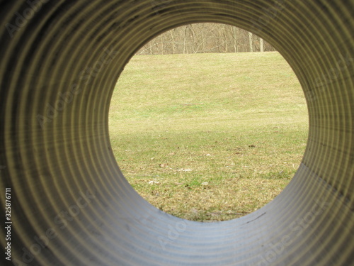Fototapeta Naklejka Na Ścianę i Meble -  Denny Park PA though the tube