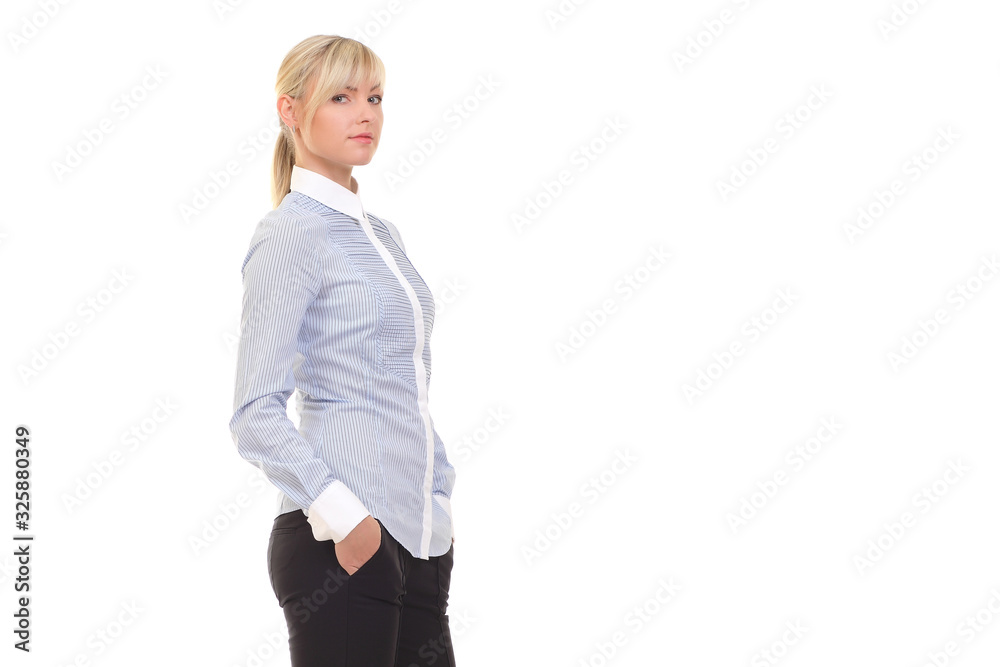 young woman in light blue shirt young woman in light blue shirt