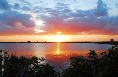 Sunset at Merritt Island, Florida