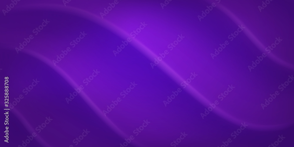 Abstract background with wavy surface in purple colors