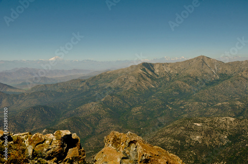 View from Parque nacional la campana