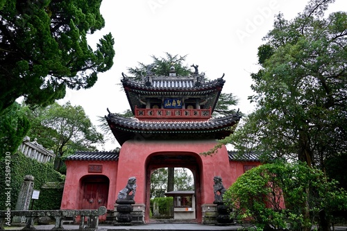 中国様式のお寺の情景＠長崎