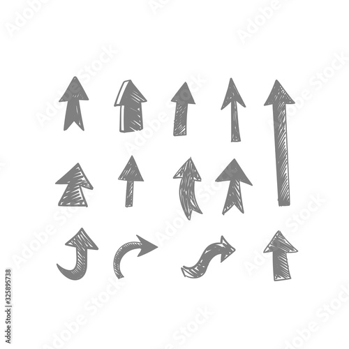 Free Download Doodle arrows - GFXLoad