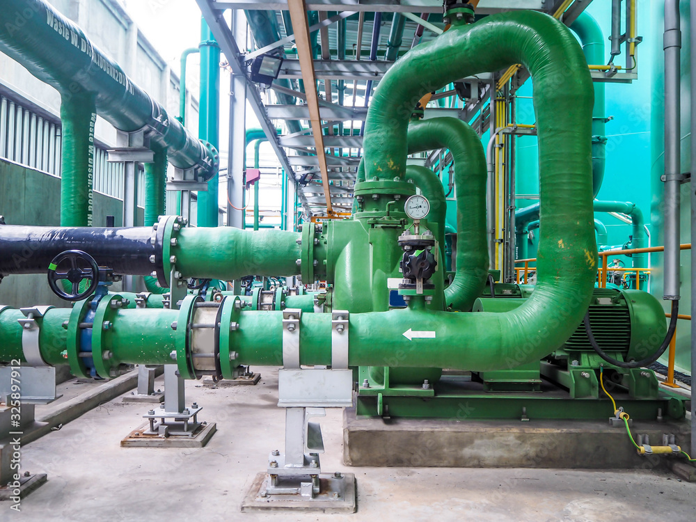 Pump and motor which popular to install with pipe in industrial such chemical, power plant, oil and gas. Pump and motor which popular to install with pipe in industrial such chemical, power plant, oil and gas.