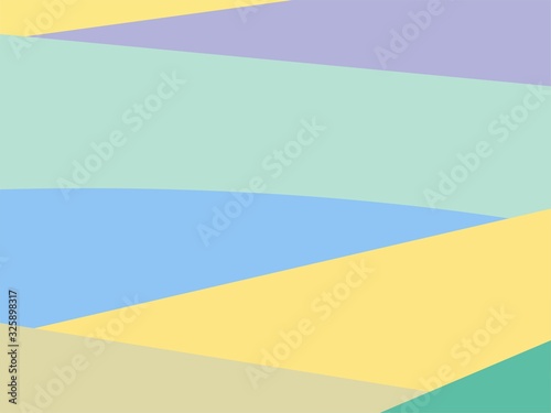 Colorful Art With Bright Colors  Abstract Modern Shape Background or Wallpaper