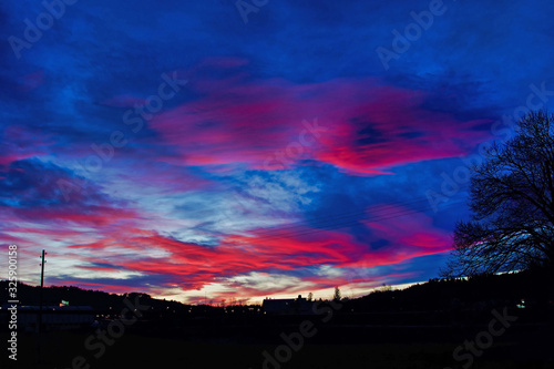 Fire in the sky