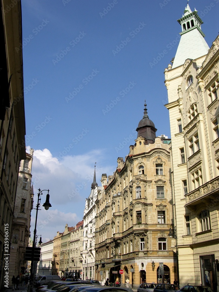 Prague, Czech Repub., Residential Street
