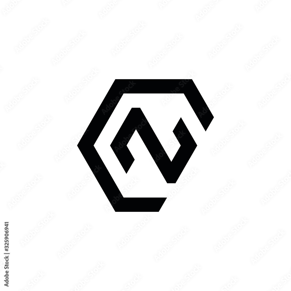CN C N initial letter logo design icone CN C N initial letter logo design icone