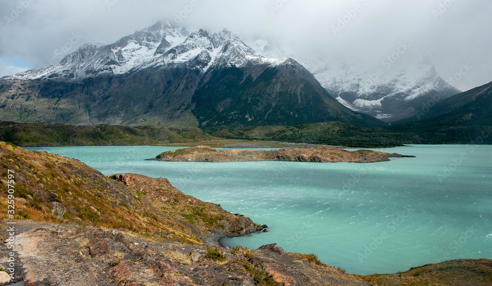 glacial lakes, Patagonia
