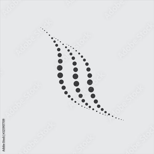 Spine diagnostics symbol logo template vector illustration design