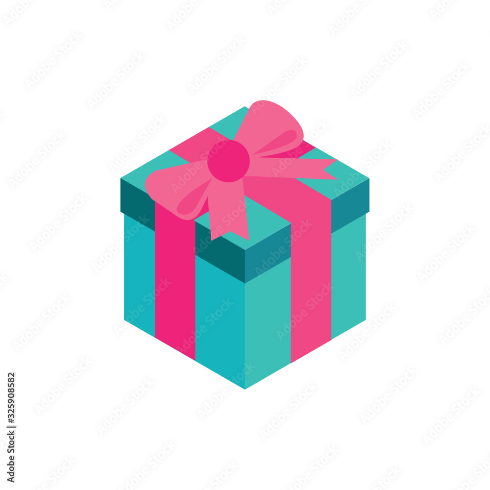 Obraz premium happy birthday celebration gift icon