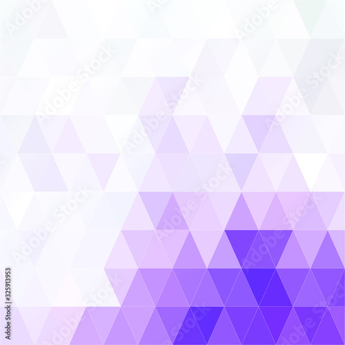 Purple Polygonal Mosaic Background, Creative Design Templates