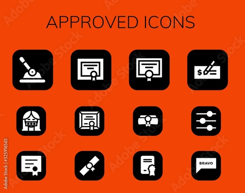 approved icon set © Anna