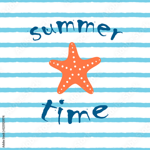 Summer time background for design poster.