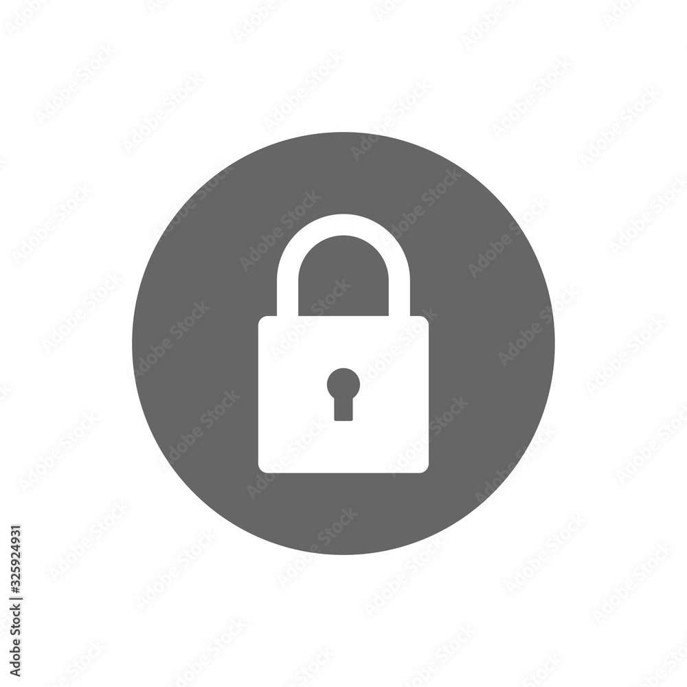 Shield with a padlock. Safe and protect logo on white background. Vector illustration. lock, set, vector, icon, open, closed.icon; lock; set; key; Shield with a padlock. Safe and protect logo on white background. Vector illustration. lock, set, vector, icon, open, closed.icon; lock; set; key;