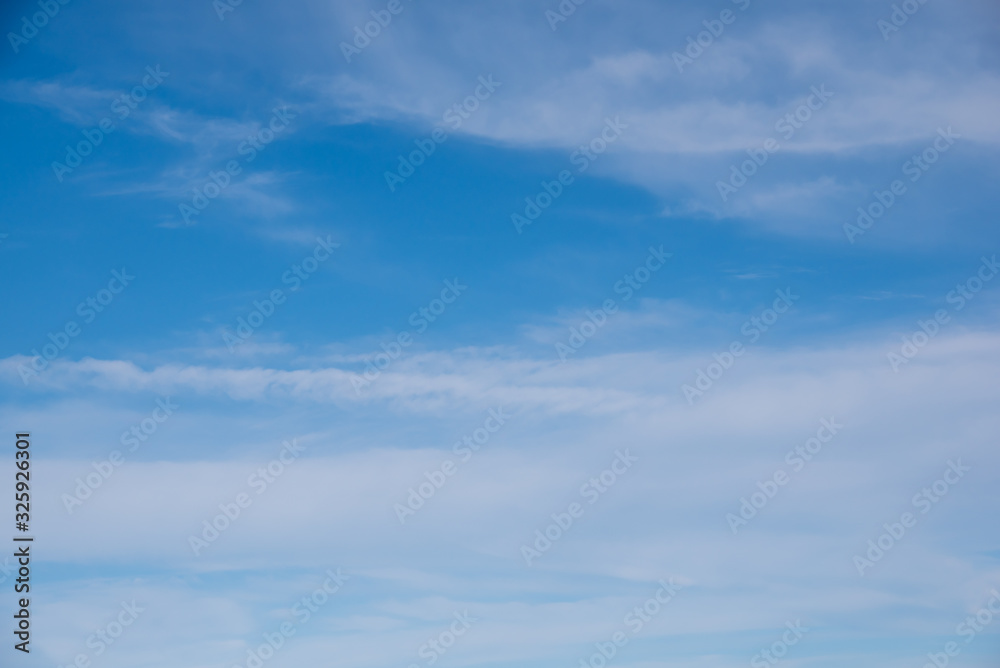 Background with clouds on blue sky