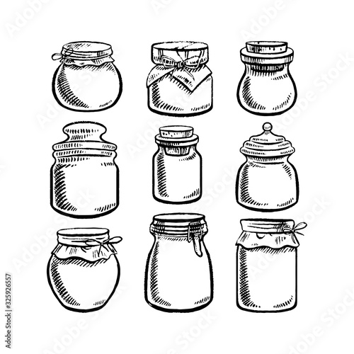 Set of different Jars