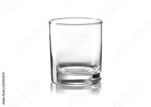 Alcoholic drinks in glasses Empty realistic glasses set for different alcohol drinks and cocktails isolated on white background 