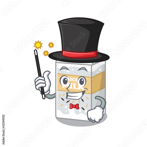 A picture of Rice milk performance as a Magician