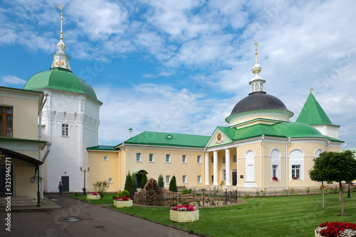 On the territory of the Nikolo-Peshnoshsky Monastery in the village of Lugovoi, Dmitrovsky District, Moscow Region. The monastery was founded in 1361. photo