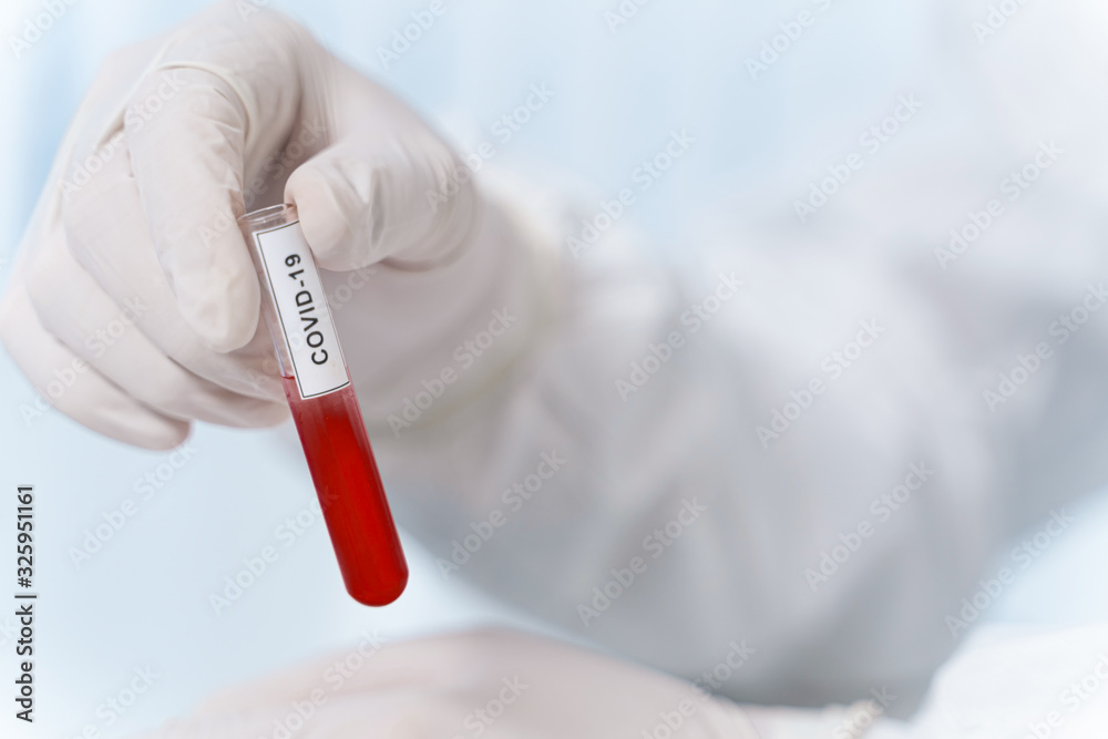 Competent scientist going to study COVID-19 virus Competent scientist going to study COVID-19 virus