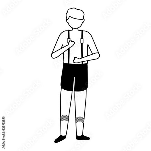 gay man protest avatar character
