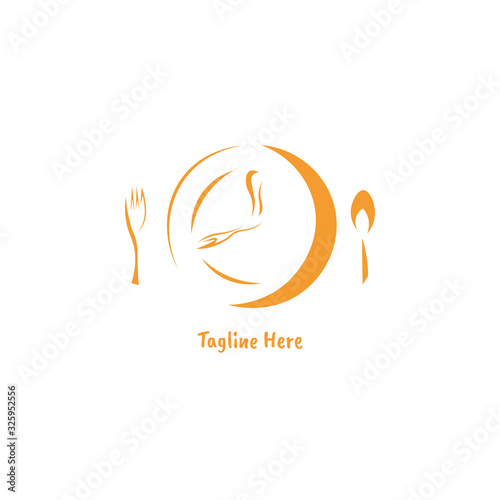 Art & Illustration , Simple logo design about meal times