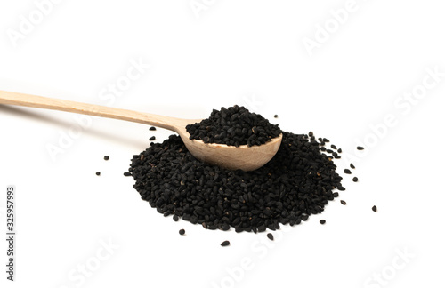 Black Cumin, Nigella Sativa or Black Caraway Seeds photo