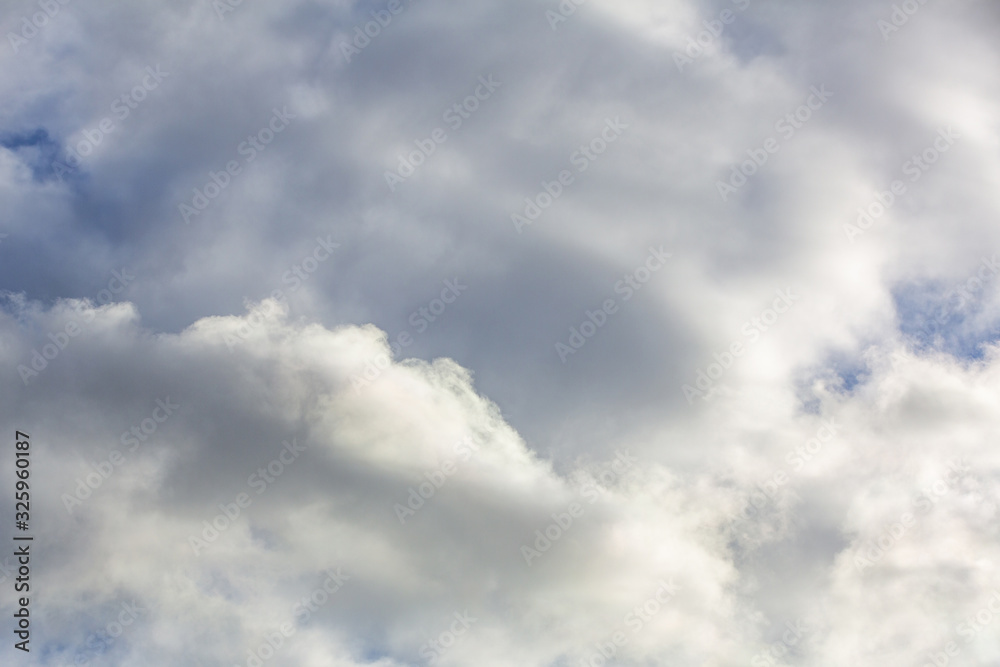 Picturesque textured clouds in the sky at the daytime Picturesque textured clouds in the sky at the daytime