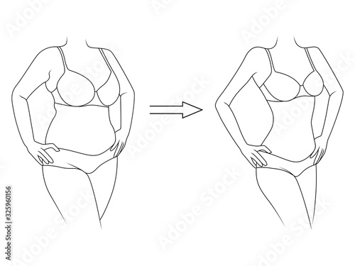 Woman of lose weight