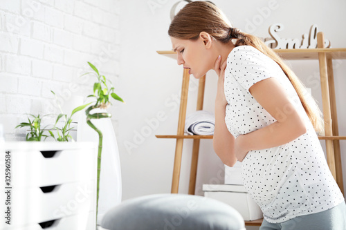 Pregnant woman suffering fr...