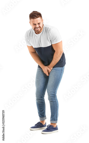 Young man with urologic dis...