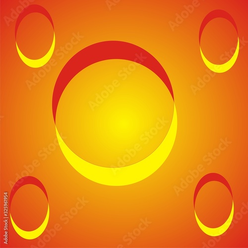 abstract background with circles