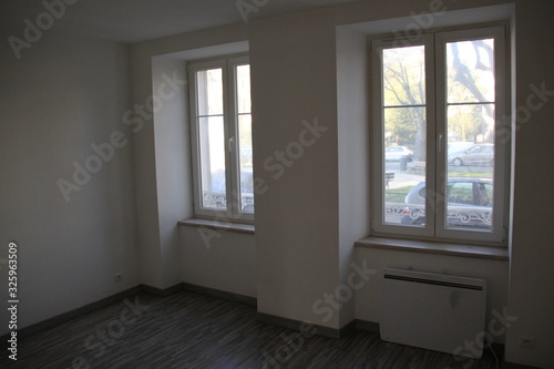 Empty residential apartment rental property