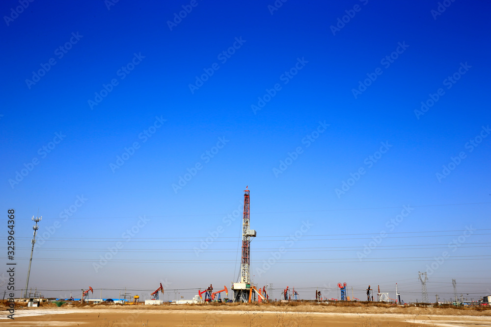 The oil pump, industrial equipment The oil pump, industrial equipment