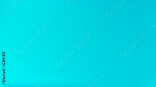 Cyan colored abstract gradient mesh Background.