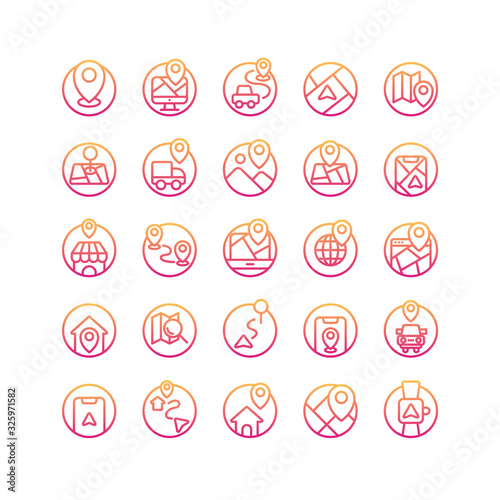 Location and Map gradient i...