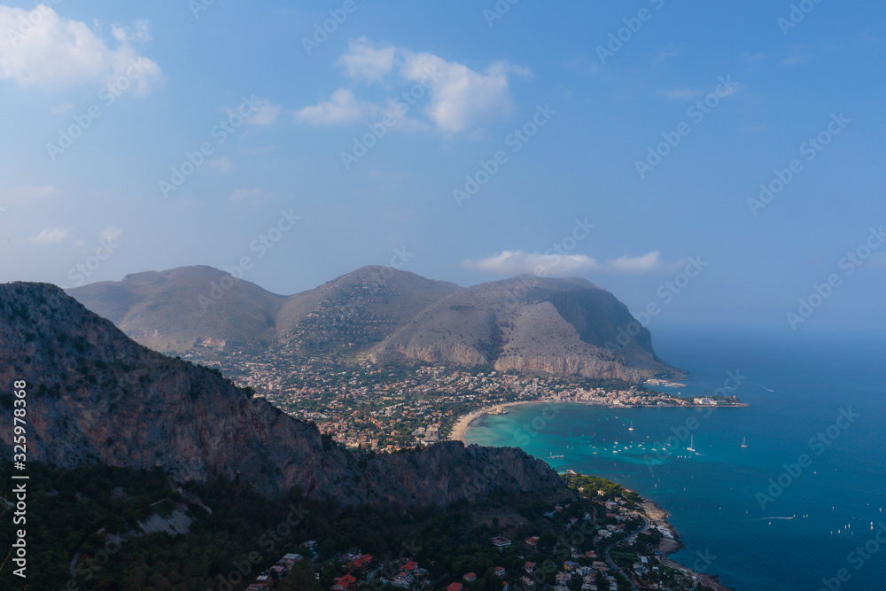 Monte Pellegrino near Palermo on Sicily, Italy in Europe