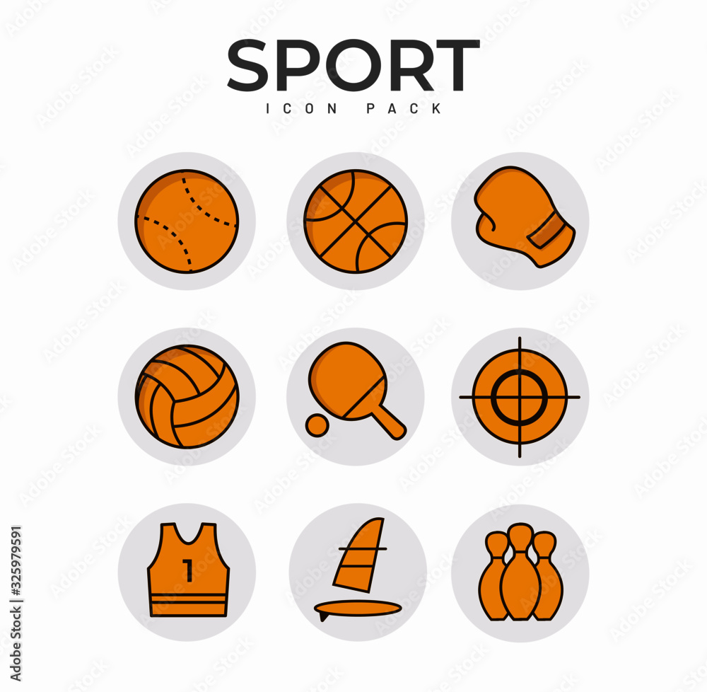 Sport icon pack collection