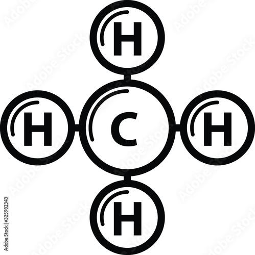 Methane (CH4) icon