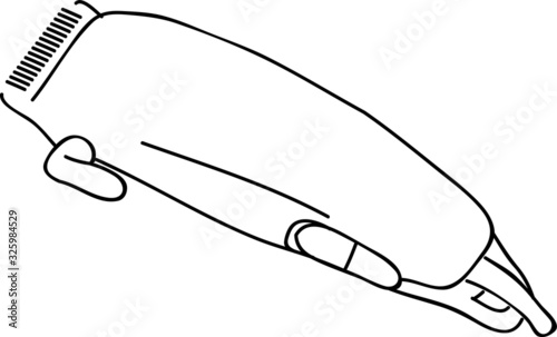 Hair clipper icon