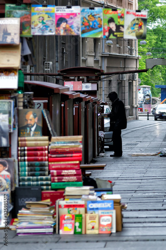 Принти на полотні Belgrade's main street