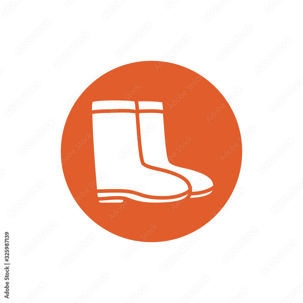 rubber boots farm shoes block style rubber boots farm shoes block style