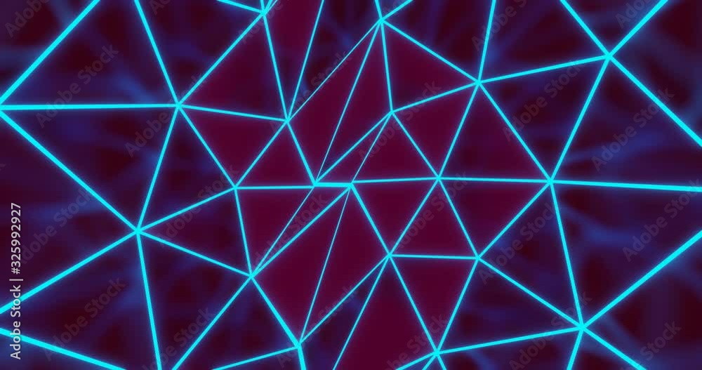 Wellen und Linien, NEONFARBEN, Animation in 3D