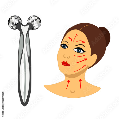 Facial Roller Beauty Massager for Anti Aging,