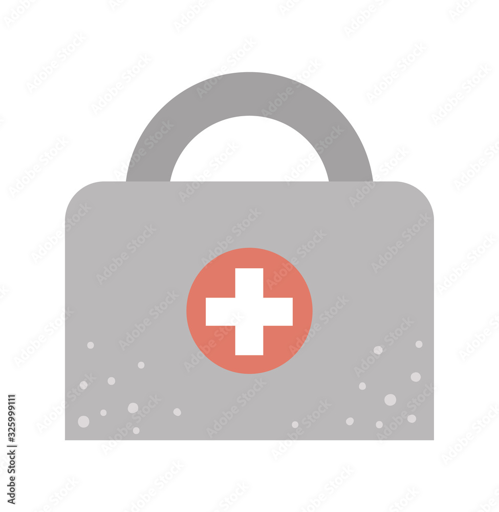 Vector flat first aid kit icon. Medical equipment picture isolated on white background. Healthcare, research and laboratory concept. Health check or treatment clip art. Vector flat first aid kit icon. Medical equipment picture isolated on white background. Healthcare, research and laboratory concept. Health check or treatment clip art.