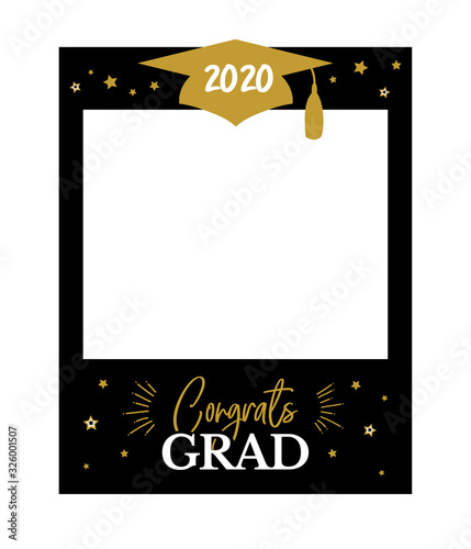 Photo booth props frame for graduation party